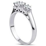 0.32 ct. Pırlanta Tria Yüzük