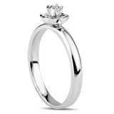 0.09 ct. Pırlanta Tektaş Yüzük