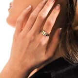 14 Ayar İsimli Altın Yüzük