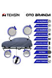 Mazda 3 2 Hatchback (2009-2013) Araba Brandası Miflonlu Su Geçirmez Araba Brandası Uv Koruyuculu