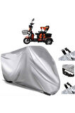 Arora Ar 1000 Moped Elektrikli Arka Çanta (bağlantı Tokalı) Uyumlu SolarBlock  Motosiklet Brandası