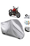 Ducati Monster 1200  Arka Çanta (bağlantı Tokalı) Uyumlu SolarBlock Prime Motosiklet Brandası Örtüsü