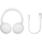 TAH5209WT Kablosuz Kulak Üstü Kulaklık Bluetooth 5.3 65 Saat Oynatma Süresi,doğal Ses,dinamik Bas,net Arama,sesi Beyaz