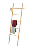 Saban Bambu Merdiven Havluluk | Dekoratif Çok Amaçlı Kıyafet & Havlu Askısı 57x4x170 cm  T37