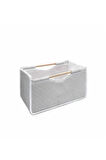 ALAS Tahta Saplı Kumaş Kutu Organizer/Düzenleyici 32x17x18cm