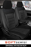 Skoda Rapid Spaceback Elegance 1.4 Tsi 122 Dsg 2015 UYUMLU  OTO KOLTUK KILIFI SOFT SİYAH
