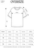 Unisex Oversize Düz Bisiklet Yaka T-Shirt - Füme