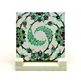 Karatay Medresesi Çini DesenBaskılı Doğaltaş Masaüstlük