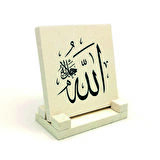 "Allah (C.C.)"Yazılı Doğaltaş Masaüstlük