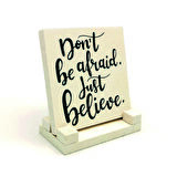 Markos 5:36 AyetiBaskılı Doğaltaş Masaüstlük