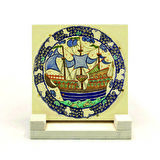 GemiBaskılı Doğaltaş Masaüstlük