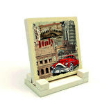 İtalya GörseliBaskılı Doğaltaş Masaüstlük