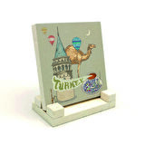 Galata KulesiBaskılı Doğaltaş Masaüstlük