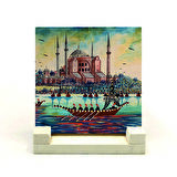 Ayasofya Camii Baskılı Doğaltaş Masaüstlük