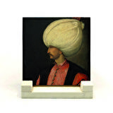 Kanuni Sultan SüleymanBaskılı Doğaltaş Masaüstlük