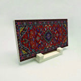Anadolu Kilim DeseniBaskılı Doğaltaş Masaüstlük