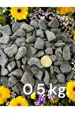 şömine taşı siyah 0.5 (Yarım Kilo) Şömine ilave taşı