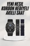 En Çok Tercih Edilen Akıllı Saat Amoled Ekran Nabız Sensörü GPS Uyumlu Adımsayar