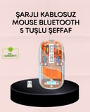 Hafif ve Taşınabilir Fare – 43 Gram,  Uyku Modlu