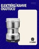 Elektrikli Sessiz Kahve Öğütücü | Çok Fonksiyonlu, 200W, AB Fişli, Kolay Temizlenir