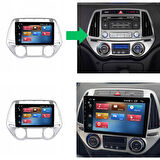 Hyundai İ20 Dijital Klima Android Multimedya Sistemi 4-64 For-X (2013-2014)