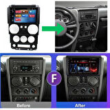 Jeep Wrangler Android Multimedya Sistemi 4-64 For-X (2007-2010)