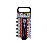 Nt Tools Ncset63 27 Parça 1/4" Altı Köşe Cr-V Bits Ve Lokma Seti