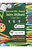 Okul Etiketi Kalem Defter Etiketi, Kuromi Etiketi - 194 Adet Opak Sticker