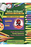 Okul Etiketi, Kalem Defter Etiketi, Baby Spider - Örümcek Adam Etiketi - 100 Adet 3cm Opak Sticker