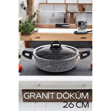 Eco Granit Döküm Basık Tencere 26 cm Dies Design