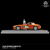 TimeMicro 1:64 Mercedes Benz SLS Gulf Oil Figürlü