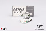 Mini GT 801 Porsche 911 Carrera RS 2.7 Grand Prix White with Green Livery