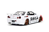 Jada 1/24 Street Fighter Nissan Skyline GTR R34 Ryu Figürü ile Birlikte