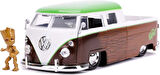 Jada 1:24 Marvel Groot 1963 Bus Pickup Groot Figürü ile Birlikte