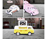 Majorette - “French Touch” Renault Kangoo (Pembe, Macaron)