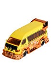 Majorette - Deluxe Japan Series Toyota Hiace (Sarı)