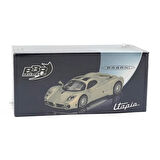 Mini GT 1/64 BBR Pagani Utopia Presentation Grigio Rinascimento 