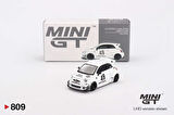 Mini GT 1/64 809 LB-WORKS x Abas Works ABARTH 595 Gara White