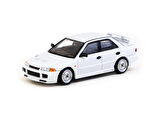 Tarmac Works 1/64 Mitsubishi Lancer RS  Evolution III White - Lamley Special Edition - GLOBAL64