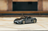 Minichamps X Tarmac Works 1/64 Porsche 718 Spyder RS Vanadium Grey Metallic - COLLAB64
