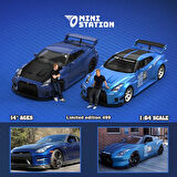 Mini Station Nissan GT-R R35 F&F Figürlü