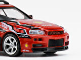 Pop Race 1/64 Nissan Shell Valino Stagea R34 Pluto Mok Driftagea - PR64-38