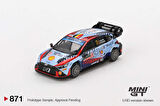 Mini GT 1/64 871 Hyundai i20 N Rally1 Hybrid 2024 Rallye Monte-Carlo Winner