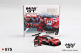 Mini GT 1/64 875 Nissan GT-R NISMO #23 "MOTUL AUTECH GT-R 2021" SUPER GT SERIES Suzuka winner W/ Matsuda Figure Tsugio Matsuda Collection No.2