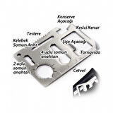 Acil Durum Kartı Survival Kit 11in1