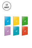 Gıpta Back Tel Dikiş Plastik Kapak Defter A5 40 Yp Kareli 4990 12'li Paket