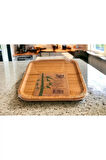 Bambu Kare Tabak 20 * 20 * 1.5 Cm   -KR2020
