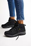 Tonny Black V2Rts Bağcıklı Su Geçirmez Suni Deri Kışlık Unisex Trekking Bot 