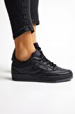 Tonny Black Siyah Cilt Unisex Spor Ayakkabı Tb107 Siyah Cilt-36