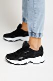 Tonny Black Siyah Beyaz Unisex Spor Ayakkabı Zhr Siyah Beyaz-40